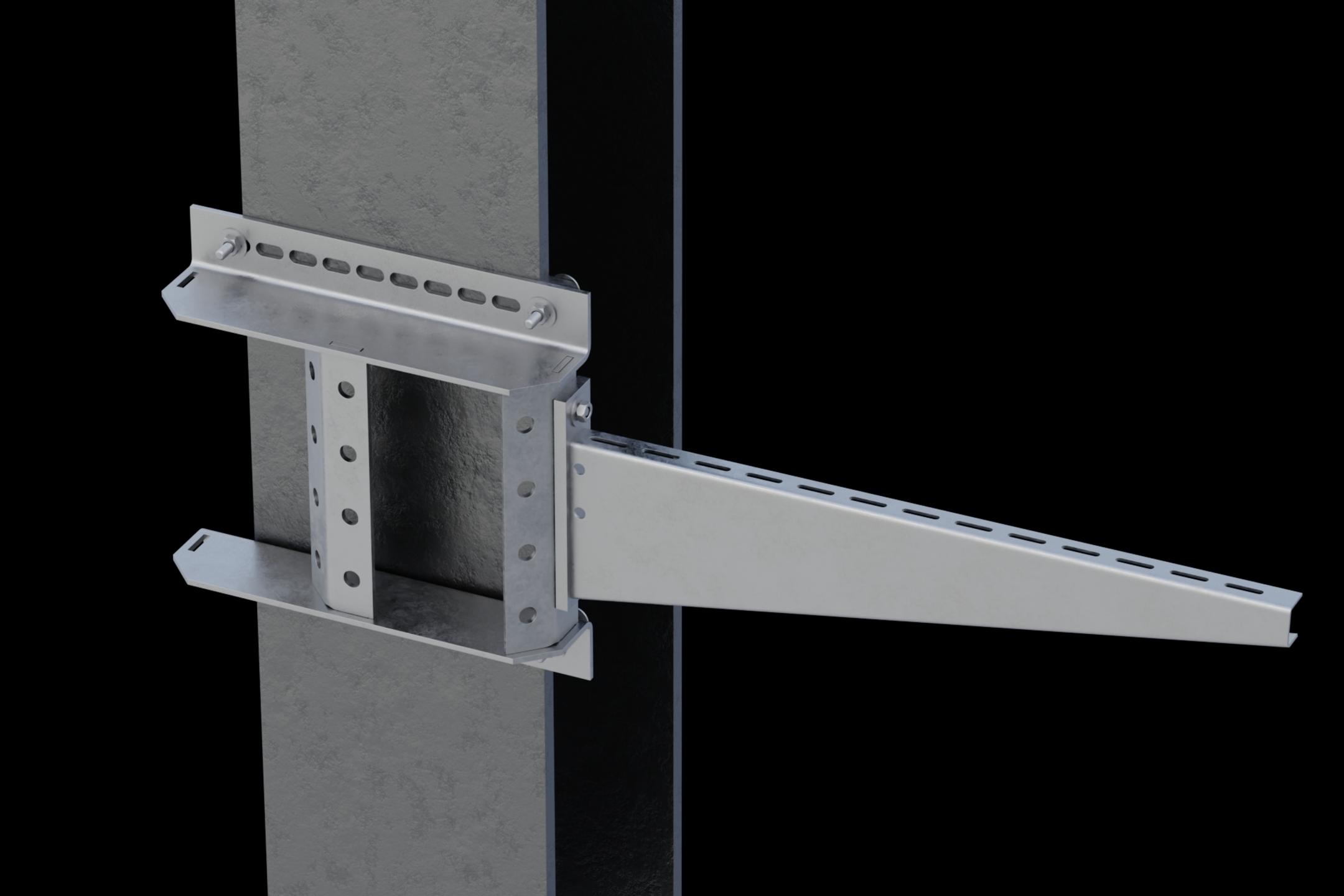 Konsole KBSW mit Einstellwinkel 90°
