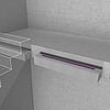 Rendering einer Treppe mit Trittschalldämmelement
