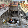 Baustelle mit Kränen