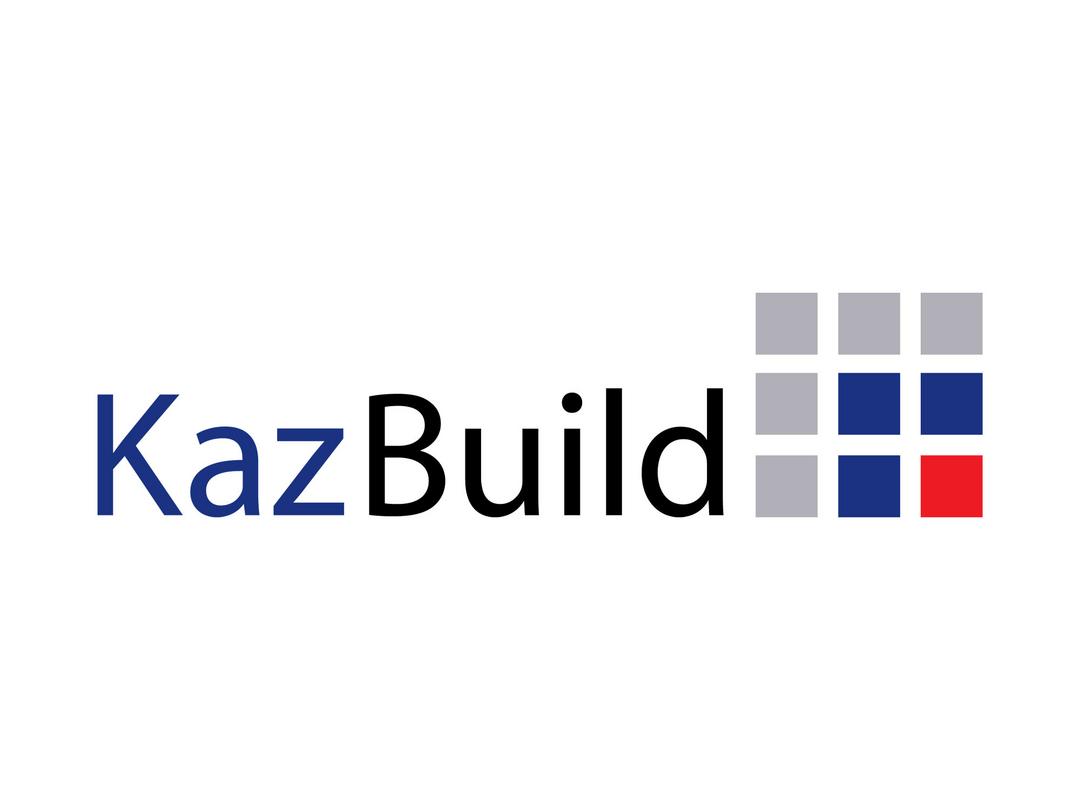 Logo der KazBuild Messe in Almaty, Kasachstan