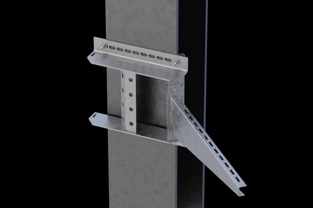 Konsole KBSW mit Einstellwinkel 45°