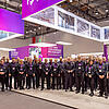 Messestand mit dem Messe-Team