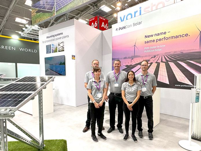 PohlCon Solar Team auf der Intersolar 2023 in München