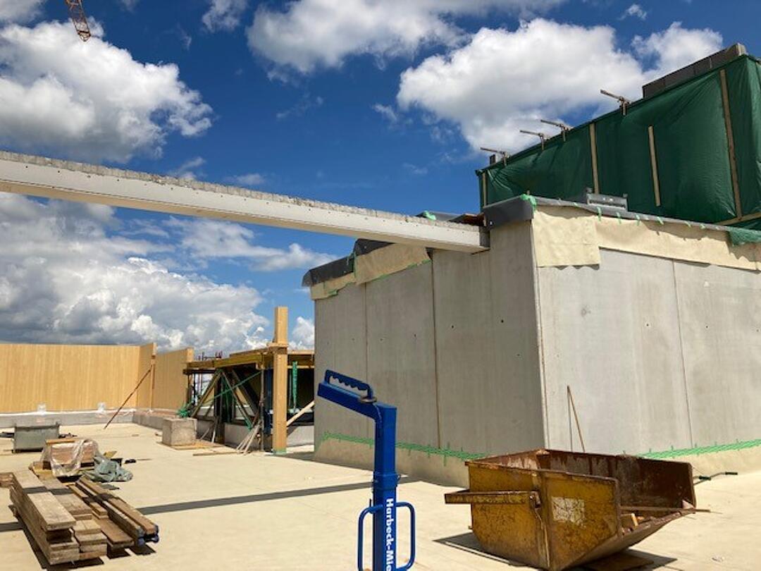 Baustelle Bürogebäude Hargassner
