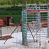 Die Baustelle des Firmenneubaus.