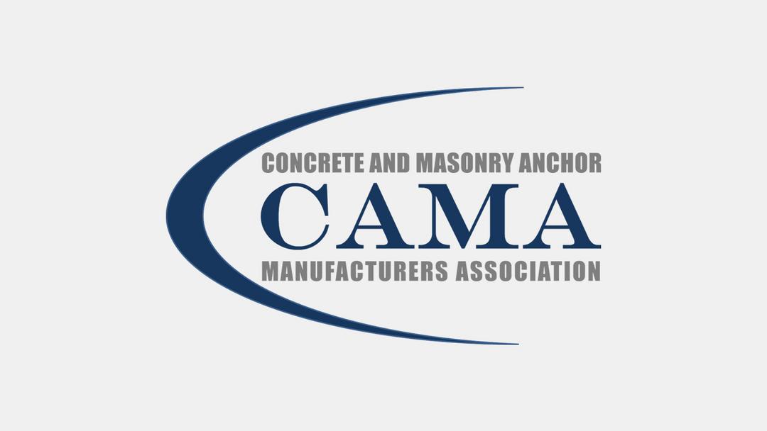 Logo CAMA Concrete And Masonry Anchor.