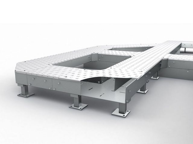 Walkable floor ducts by PohlCon GmbH