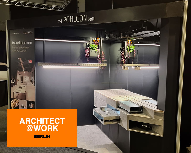 PohlCon mit SystemPLUS auf der Architect@Work in Berlin