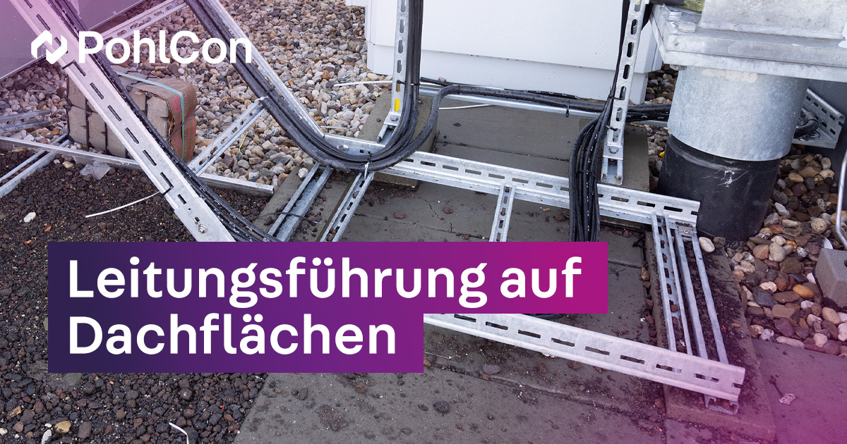 Cable routing on roof areas – roof mounting and Cable management ...