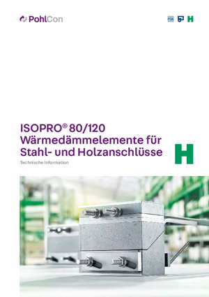 ISOPRO® Stahl- und Holzanschluss - Technische Information