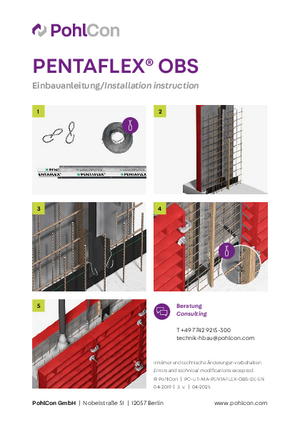 Installation instructions PENTAFLEX® OBS