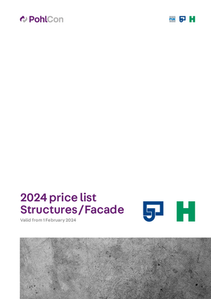 Price List 2024 Structures / Facades