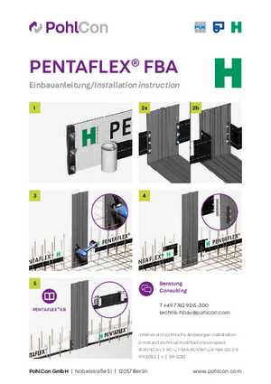 Einbauanleitung PENTAFLEX® FBA