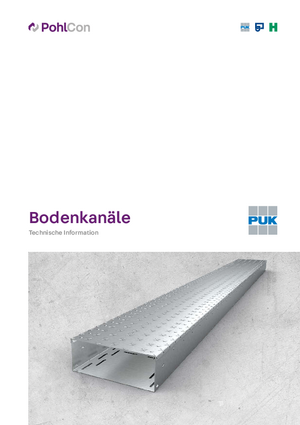 BK Bodenkanal - Technische Information