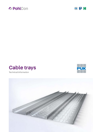 Cable trays - Technical information