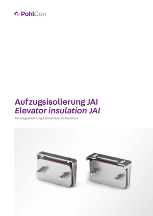 Montageanleitung Aufzugsisolierung JAI