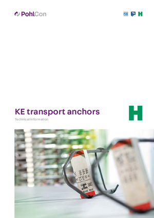 Technical Information Transport Anchor KE