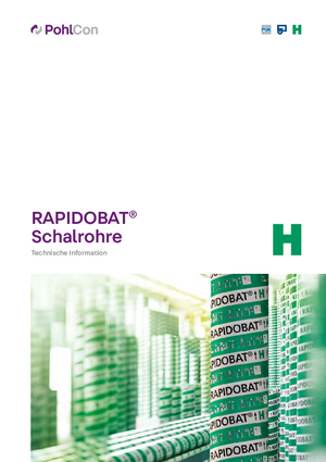 RAPIDOBAT® Schalrohre - Technische Information
