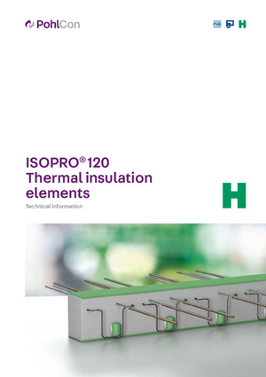 ISOPRO® 120 Thermal insulation elements - Technical information