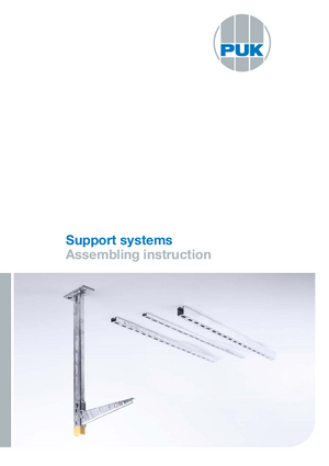 Support systems Assembling instruction