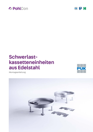 Schwerlastkassetteneinheiten aus Edelstahl