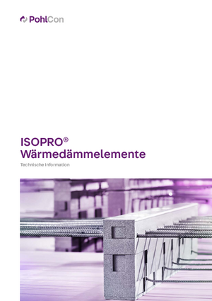 ISOPRO® Wärmedämmelemente - Technische Information