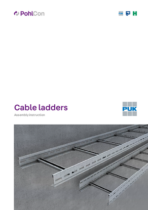 Cable ladders - Assembly instructions