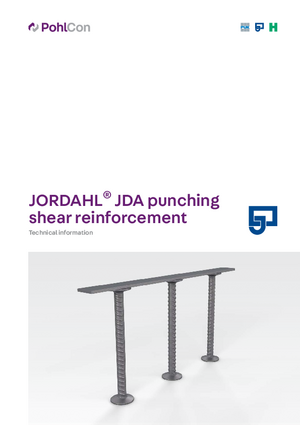 Punching shear reinforcement JDA - Technical information