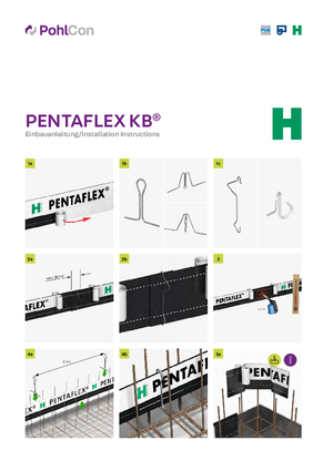 Installation instructions PENTAFLEX® KB