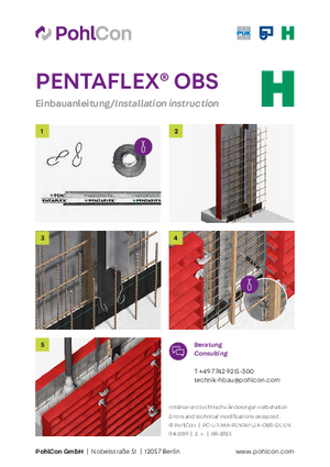 Installation instructions PENTAFLEX® OBS