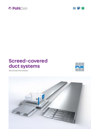 Technical Information Screed-Covered Duct Systems